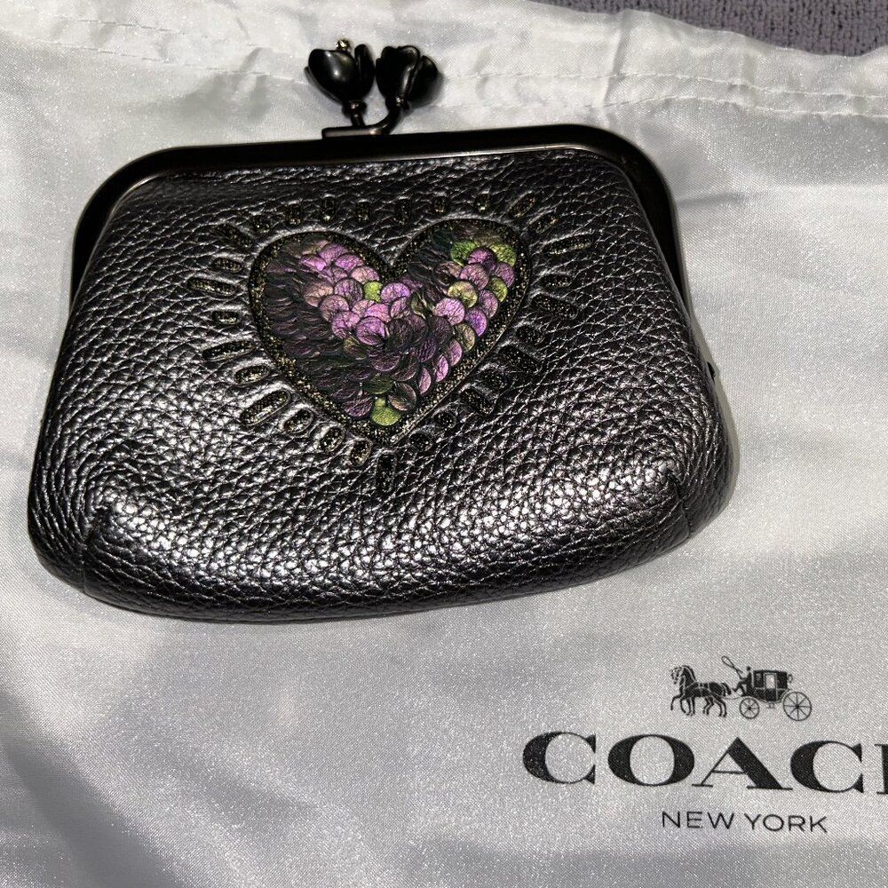 Coach X Keith Haring Frame Pouch Gray L1773-28688